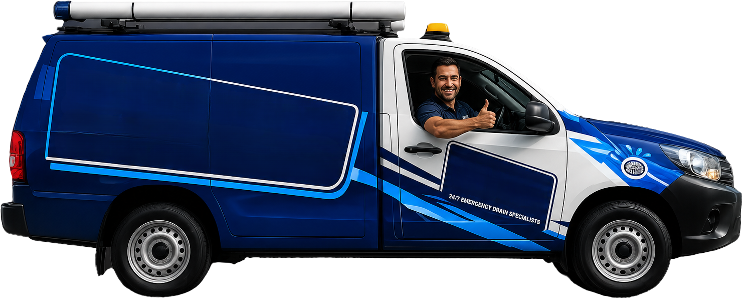 Holsworthy Blocked Drains service van