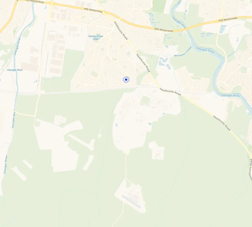 Map of the Holsworthy service area and the surrounding South-West, showing Holsworthy and the nearby streets we cover.